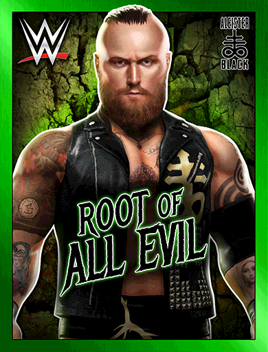 Aleister Black 'Root of All Evil' Poster