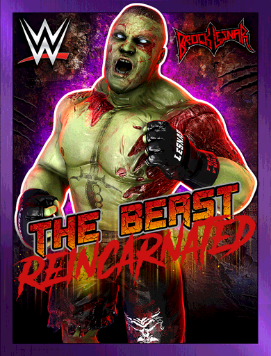 Brock Lesnar 'The Beast Reincarnated' Poster