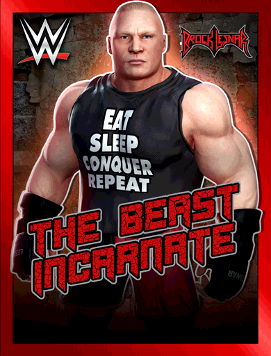 Brock Lesnar 'The Beast Incarnate' Poster