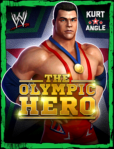 Kurt Angle 'The Olympic Hero' Poster