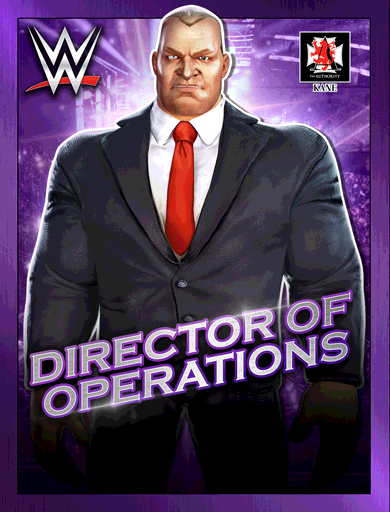 Kane 'Director of Operations' Poster
