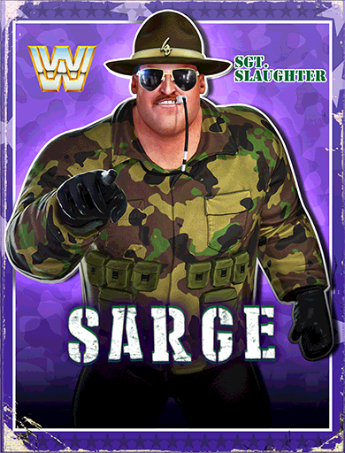 Sgt. Slaughter 'Sarge' Poster